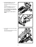 Предварительный просмотр 10 страницы Pro-Form 14.0 Re Elliptical Manual