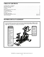 Preview for 2 page of Pro-Form 21905.1 User Manual