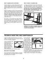 Preview for 8 page of Pro-Form 220c Stepper User Manual