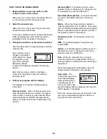 Предварительный просмотр 16 страницы Pro-Form 235 CSX User Manual