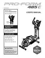 Pro-Form 23937.0 User Manual preview