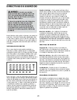 Preview for 21 page of Pro-Form 245 Zlx Bike (Portuguese) Manual Do Utilizador