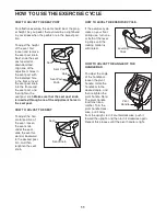 Preview for 11 page of Pro-Form 280 Zlx Bike Manual