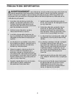 Preview for 3 page of Pro-Form 290 Csr Bike (French) Manuel De L'Utilisateur