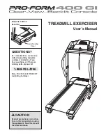 Pro-Form 30514.0 User Manual preview