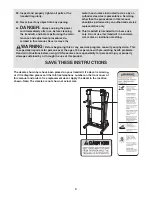 Preview for 4 page of Pro-Form 350 Treadmill User Manual