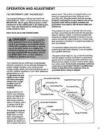 Preview for 7 page of Pro-Form 365SI Manual