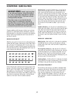 Предварительный просмотр 21 страницы Pro-Form 380 CS User Manual