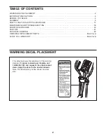 Preview for 2 page of Pro-Form 390 E User Manual