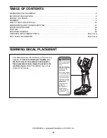 Preview for 2 page of Pro-Form 400 ZLE PFEVEL74910.0 User Manual