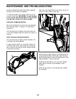 Предварительный просмотр 23 страницы Pro-Form 405 CE READ DRIVE Manual