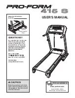 Preview for 1 page of Pro-Form 415 S User Manual