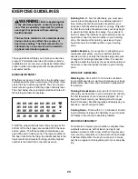 Preview for 23 page of Pro-Form 420 Zle Elliptical Manual