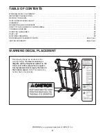 Preview for 2 page of Pro-Form 425 CT User Manual