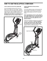 Preview for 12 page of Pro-Form 450 Elliptical User Manual