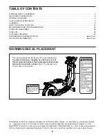 Preview for 2 page of Pro-Form 450 LE User Manual