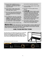 Preview for 3 page of Pro-Form 460 CROSSWALK PFTL39310 User Manual