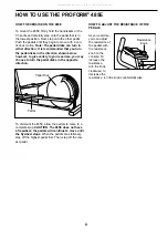 Preview for 9 page of Pro-Form 485E PCEL87075 Manual