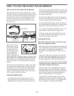 Предварительный просмотр 12 страницы Pro-Form 505 Zle Elliptical Manual