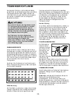 Preview for 15 page of Pro-Form 510 E Elliptical (German) Bedienungsanleitung