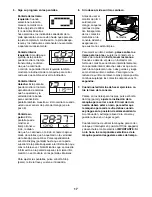 Предварительный просмотр 17 страницы Pro-Form 515 Zlt Treadmill (Spanish) Manual Del Usuario