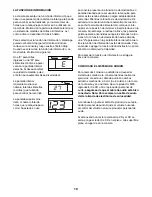 Предварительный просмотр 19 страницы Pro-Form 515 Zlt Treadmill (Spanish) Manual Del Usuario