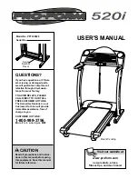 Pro-Form 520i Treadmill User Manual preview