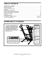 Предварительный просмотр 2 страницы Pro-Form 525 ZLT User Manual