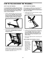 Предварительный просмотр 21 страницы Pro-Form 525 ZLT User Manual