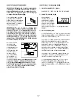 Preview for 17 page of Pro-Form 530 ZLT PETL59814.0 User Manual