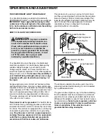 Предварительный просмотр 7 страницы Pro-Form 535LE User Manual