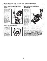 Preview for 9 page of Pro-Form 675 Cardio Cross Trainer User Manual