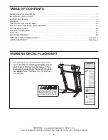 Preview for 2 page of Pro-Form 690 Lt Treadmill Manual