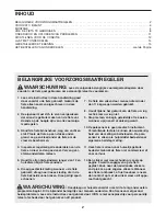 Preview for 2 page of Pro-Form 715 Smr Bike (Dutch) Gebruiksaanwijzing