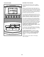 Предварительный просмотр 20 страницы Pro-Form 720 Zle Elliptical User Manual