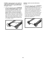 Предварительный просмотр 25 страницы Pro-Form 720 Zlt Treadmill (Italian) Manuale D'Istruzioni