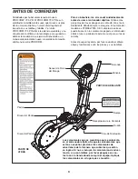 Preview for 3 page of Pro-Form 725 Pr Elliptical (Spanish) Manual Del Usuario