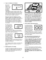 Preview for 17 page of Pro-Form 730 Zlt Treadmill (Dutch) Gebruikershandleiding