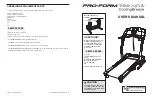 Pro-Form 760 AIR User Manual preview