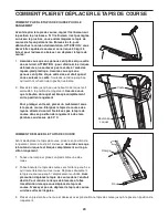 Preview for 20 page of Pro-Form 785 Cs Treadmill (French) Manuel De L'Utilisateur