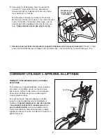 Preview for 7 page of Pro-Form 785s Elliptical (French) Manuel De L'Utilisateur