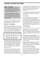 Preview for 20 page of Pro-Form 785s Elliptical (French) Manuel De L'Utilisateur