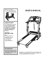 Pro-Form 790cd/790tr Treadmill User Manual preview