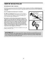 Предварительный просмотр 10 страницы Pro-Form 790cd Treadmill (Dutch) Gebruiksaanwijzing