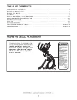 Preview for 2 page of Pro-Form 790e Elliptical User Manual