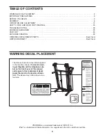 Preview for 2 page of Pro-Form 810 Tr Treadmill User Manual