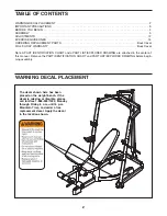 Предварительный просмотр 2 страницы Pro-Form 831.15619.0 User Manual