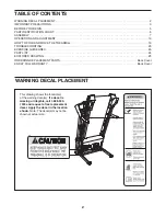 Preview for 2 page of Pro-Form 831.24833.0 User Manual