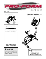 Pro-Form 831.283110 User Manual preview