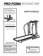 Pro-Form 831.299450 635CW User Manual preview